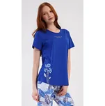 Vienetta Dámské pyžamo kapri Julie: modrá 4XL