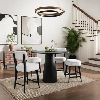 Barový stolek Avola AV2271-45B Barový stůl 114,5cm