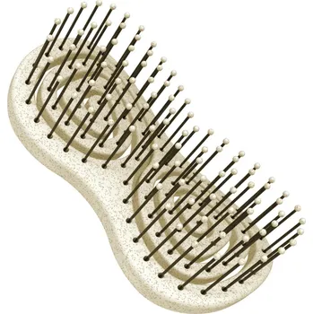 Ekologický kartáč na rozčesávání vlasů Hairway Organica Hair Brush - béžový + dárek zdarma