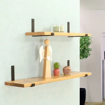 Obývací pokoj Indický nábytek - Police na zeď s konzolí Rita MANGO 50 cm