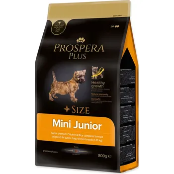 Krmivo pro psa Krmivo Prospera Plus Mini Junior kuře s rýží 0,8kg