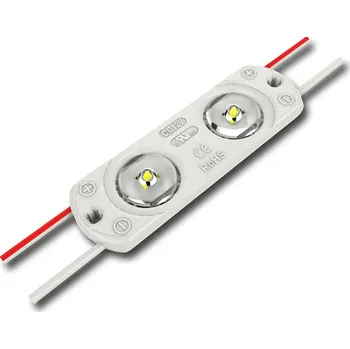 Příslušenství k domovnímu zvonku MCLED LED MODUL 2X SMD2835 0,8W 12V 67MA 6550K VYZAŘ. ÚHEL 170ST IP65 ML-211.004.51.0