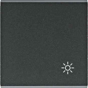 vypínač HAG LUMINA WL6023 KLAPKA SE SYMBOLEM SVĚTLO ČERNÁ MAT