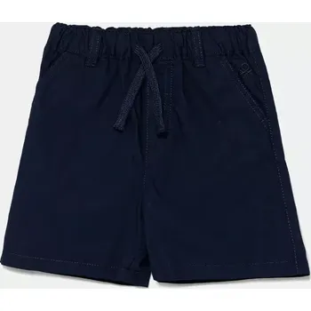 Dětské bavlněné šortky United Colors of Benetton tmavomodrá barva, nastavitelný pas, 4AC7G902O 4AC7G902O.P.Seasonal 59X, vel. 82