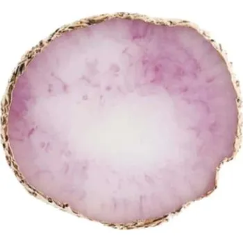 Barevný pryskyřicový podnos na šperky | dekorativní podnos, stolní organizér - fialová