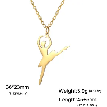 Náhrdelník Cazador náhrdelník s tanečnicí z oceli | šperky - Styl I-G