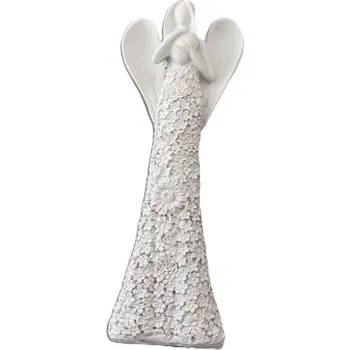 Vánoční dekorace Andílek bílý 20 cm