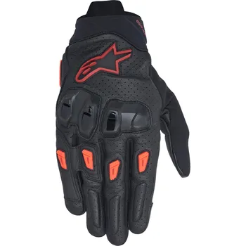 Moto rukavice Rukavice na motorku Alpinestars SP X 7 černo-tmavě červeno-červené XL