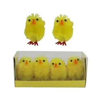 Velikonoční dekorace Dekorace kuřátko, 4 ks X5783