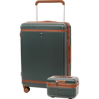 Cestovní kufr BERTOO Napoli - zelený set 2v1 XXL