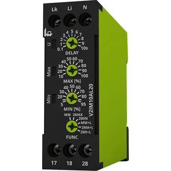 Relé TELE RELÉ HLÍDACÍ V2IM10AL10 1F PROUDU AC/DC DO 10 A MULTIFUNKČNÍ 1P 2100400