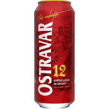 Pivo Pivovary Staropramen s.r.o. Ostravar Premium 0,5l Plech