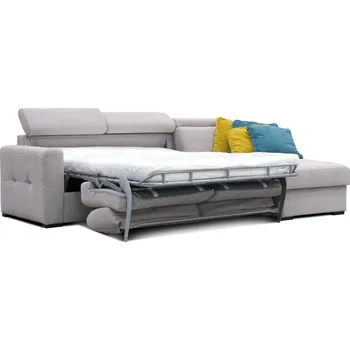 Sedací souprava Rohová rozkládací sedací souprava pro každodenní spaní NARDO 2 Pravý roh - plocha spaní 160x190 cm