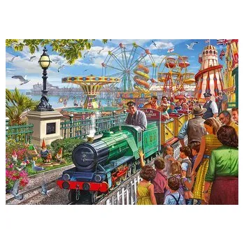 Puzzle FALCON Puzzle Zábava na molu 1000 dílků