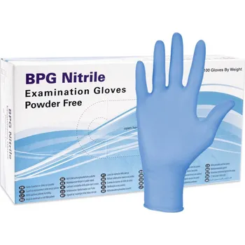 Vyšetřovací rukavice Rukavice nitrilové 100ks vel.M, bez pudru, modré