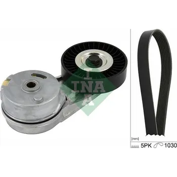 Sada žebrovaných klínových řemenů INA 529 0460 10