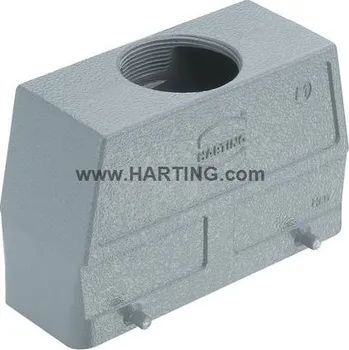 Elektrický konektor AVE KRYT HAN 24B NA KABEL PŘÍMÝ VYSOKÝ 2 PŘEZKY ZÁVIT 1xM40 19300240428