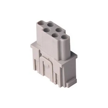 Elektrický konektor ILME CX 06 CF MODULÁRNÍ KONEKTOR 6 PÓLOVÝ DUTINKY 16A-500V