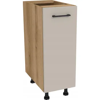 Kuchyňská skříňka Spodní kuchyňská skříňka 30 CAPRI korpus Dub Evoke dvířka Kašmír Mat