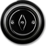 ABB DECENTO 3560K-C06345 N PŘEPÍNAČ STŘÍDAVÝ OTOČNÝ ČERNÁ-PORCELÁN