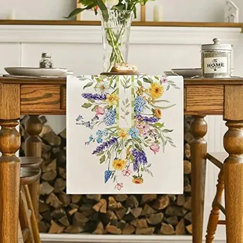 ubrus Květinový letní běhoun na stůl | ubrus dekorace, ubrus květiny - Květiny 2