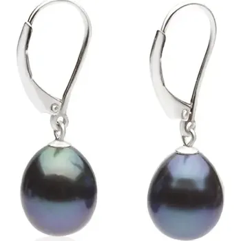 Náušnice Lillian Vassago Stříbrné visací náušnice s perlou LLVY-SER011B