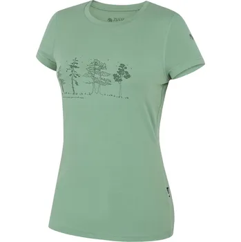 Dámské triko Zulu Bambus Nature 210 Short Velikost: XXL / Barva: světle zelená