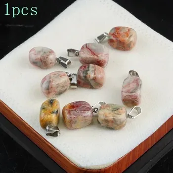 Náhrdelník Dámský reiki náhrdelník s krystalem | přírodní kámen, minerální šperk 1 ks - Přírodní Crazy Achát