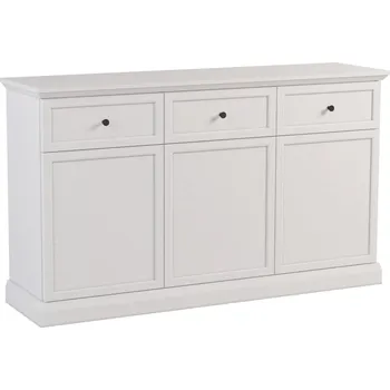 Komoda Kombinovaná komoda Lucca K3D3S - bílá