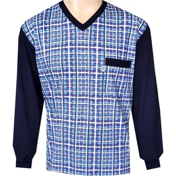 Pánské pyžamo Pánský Pyžamový Kabátek FOLTÝN PPKD89 Velikost: 3XL, Materiál: Mako-úplet