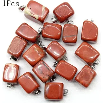 Náhrdelník Dámský reiki náhrdelník s krystalem | přírodní kámen, minerální šperk 1 ks - Přírodní červený jaspis