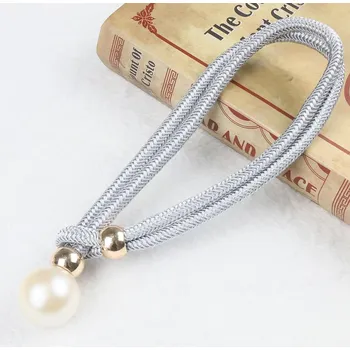 Uchycení záclony a závěsu Perlové úchyty bez vrtání pro závěsy | úchyty, úvazy - Šedá