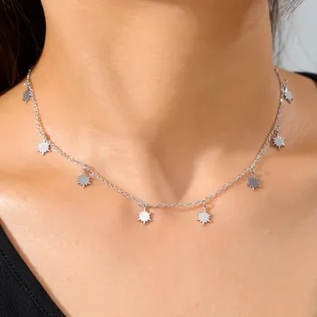 Náhrdelník Náhrdelník s přívěskem | Dámský šperk - Ohňostroj-Ocel