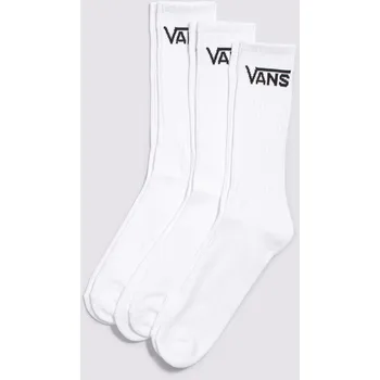 Pánské ponožky dětské ponožky 3 páry VANS CLASSIC CREW 32-38, White 3pk - 32-38