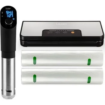 Vakuovačka Lauben Vacuum Sealer 60SB + Sous Vide Lauben Smart Sous Vide 1200SB + 2ks Náhradní fólie Lauben Sous Vide Foil 2805 + DOPRAVA ZDARMA