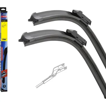 Compass stěrače FLAT SET (U-CUBE) 710+410mm