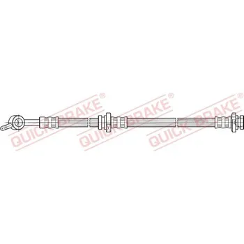 Brzdová hadice Brzdová hadice QUICK BRAKE 50.806