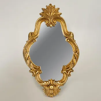 Zrcadlo Nástěnné zrcadlo 27,8x19,5 cm zlatá