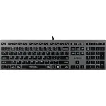 A4tech FX60, (bílé podsvícení), šedá, CZ/SK FX60-W-GY