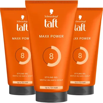 Stylingový přípravek Taft Looks Maxx Power Gel na vlasy 3x150ml