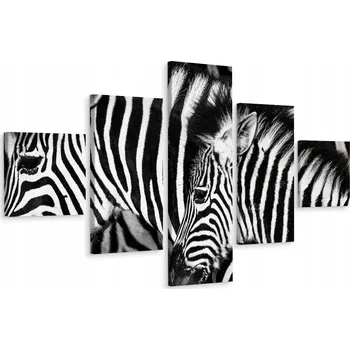 Obraz Vícedílný obraz ZEBRA Stádo Příroda 3D 150x90