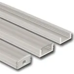 MCLED PROFIL AL PŘIS. 17X8MM ČIRÝ DIFUZOR KOMPLET 2M ML-761.023.02.2