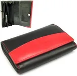 Dariya bags Černá dámská kožená peněženka s pruhem