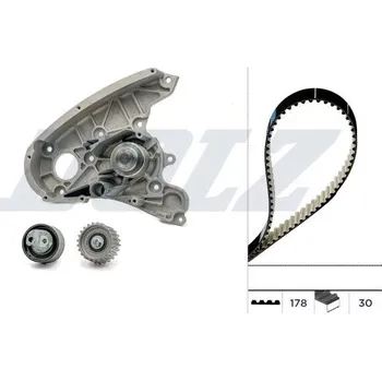 Vodní pumpa + sada ozubeného řemene DOLZ KD112