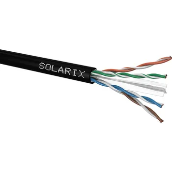 Datový kabel INTE KABEL SOLARIX SXKD-6-UTP PE FCA VENKOVNÍ BAL.500M