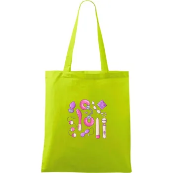 Sex vše co potřebuji - Taška bavlněná - 42 x 38 cm ( Limetková )