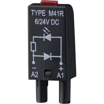 Relé TELE MODUL M41R LED+DIODA 6-24VDC +A1 PRO REL. ZÁSUVKY ŘADY RA RM ES15.. RP ES50.. 180263