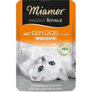 Krmivo pro kočku Kapsička Miamor Ragout Royale Kitten drůbež v želé 100g