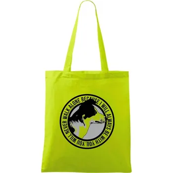 Dog ynwa - Taška bavlněná - 42 x 38 cm ( Limetková )