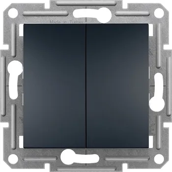 vypínač SCHN ASFORA SPÍNAČ Ř.5 10A, ANTRACIT, BEZŠROUB., EPH0300171